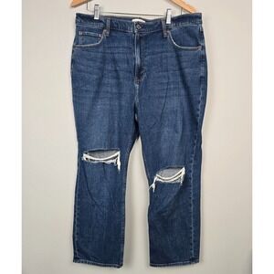 Abercrombie Curve Love Ultra High Rise Ankle‎ Jeans 34 Short NWT $100
